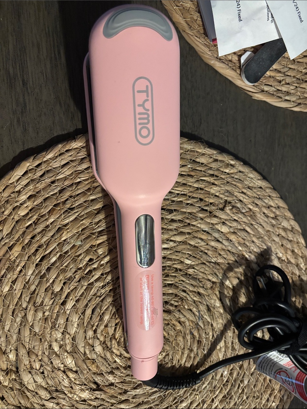 Tymo Pink Hair Crimping/Curling - Pink